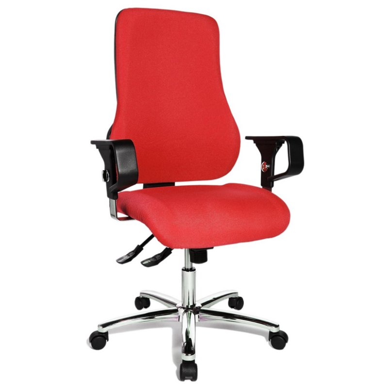 Topstar bureaustoel Sitness 55, blauw, ergonomisch, met armleuningen